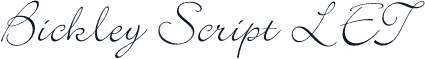 Bickley Script LET