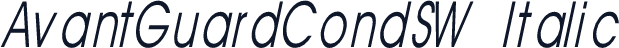 AvantGuardCondSW Italic