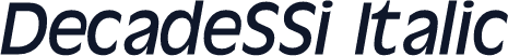 DecadeSSi Italic