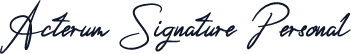 Acterum Signature Personal