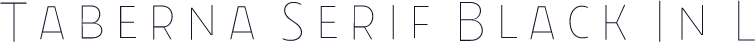 Taberna Serif Black In L