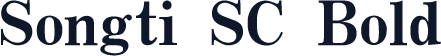 Songti SC Bold