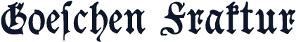 Goeschen Fraktur