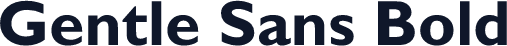 Gentle Sans Bold