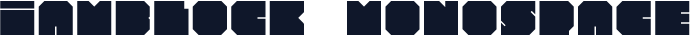 iamblock monospace