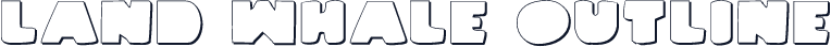 Land Whale Outline