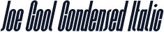 Joe Cool Condensed Italic