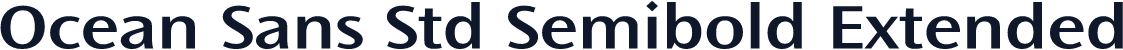 Ocean Sans Std Semibold Extended