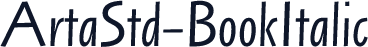 ArtaStd-BookItalic