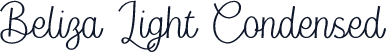 Beliza Light Condensed