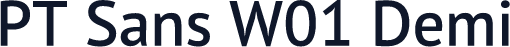 PT Sans W01 Demi
