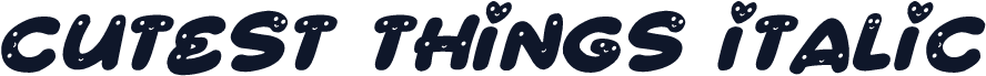 Cutest Things Italic