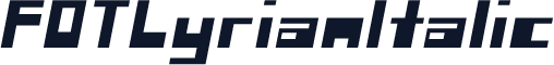 FOTLyrianItalic