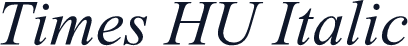 Times HU Italic