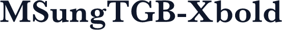 MSungTGB-Xbold