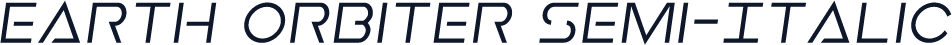 Earth Orbiter Semi-Italic