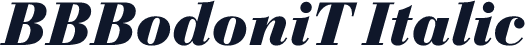BBBodoniT Italic