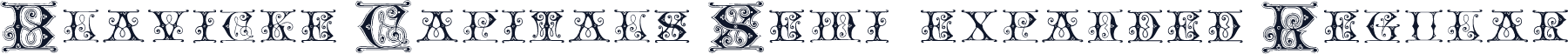 Blavicke Capitals Semi-expanded Regular