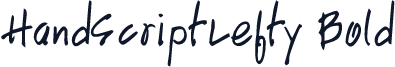 HandScriptLefty Bold