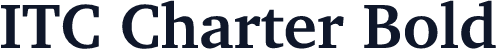 ITC Charter Bold