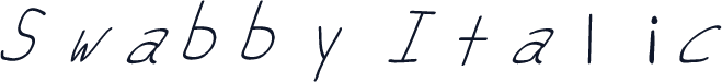 Swabby Italic