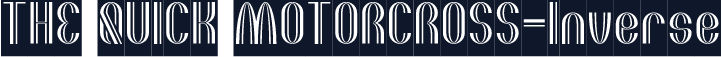 THE QUICK MOTORCROSS-Inverse