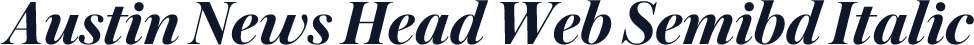 Austin News Head Web Semibd Italic