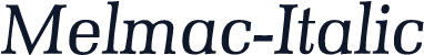 Melmac-Italic