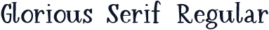 Glorious Serif Regular