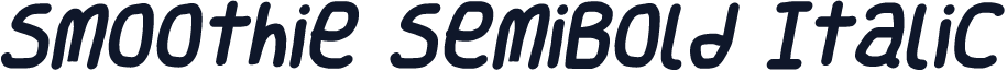 Smoothie SemiBold Italic