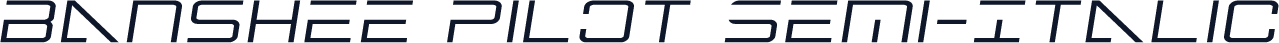 Banshee Pilot Semi-Italic