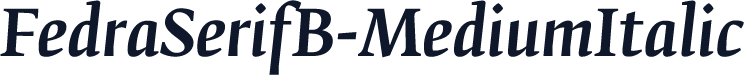 FedraSerifB-MediumItalic