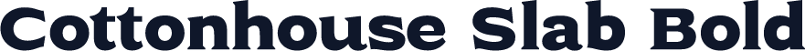 Cottonhouse Slab Bold