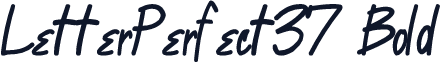 LetterPerfect37 Bold