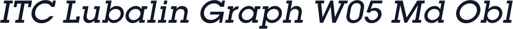 ITC Lubalin Graph W05 Md Obl