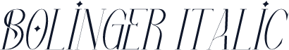Bolinger Italic