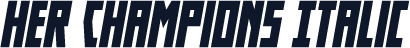 Her Champions Italic