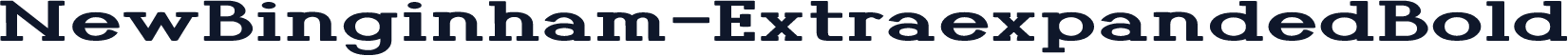 NewBinginham-ExtraexpandedBold