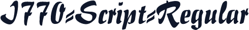 I770-Script-Regular