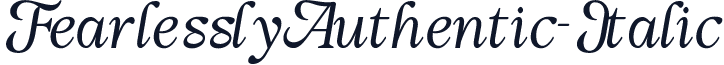 FearlesslyAuthentic-Italic