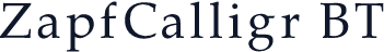 ZapfCalligr BT