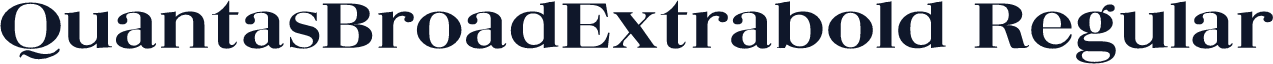 QuantasBroadExtrabold Regular