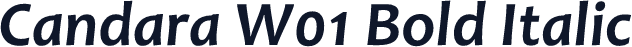Candara W01 Bold Italic