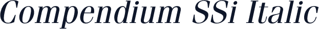 Compendium SSi Italic
