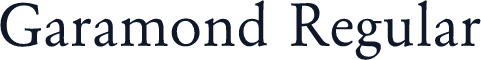 Garamond Regular