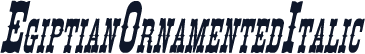 EgiptianOrnamentedItalic