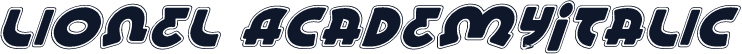Lionel AcademyItalic
