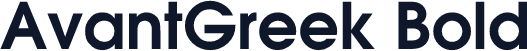 AvantGreek Bold