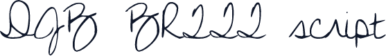 DJB BRITT script