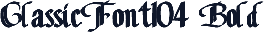 ClassicFont104 Bold
